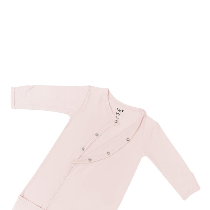 KYTE BABY Bundlers, Unisex Baby Sleeper Gowns, Rayon Made From Bamboo Material (Newborn, Blush) - Image 3